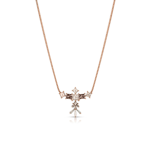 Dominique Cohen one of a kind grande thunderbird champagne diamond necklace<span class='visuallyhidden'>; shop help at 760-978-9297.</span>